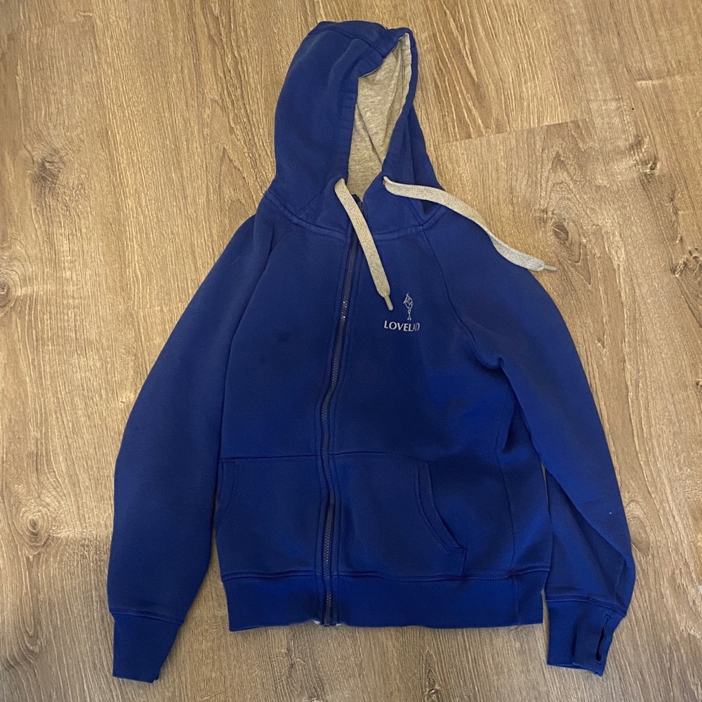 Colorado Loveland Ski Resort Zip Up Blue Hoodie, women’s Size Medium *3/$10*